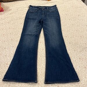 American Eagle Outfitters Dark Blue Flare Jeans
